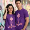 مدل کاپل با تیشرت طرح خانم پیاز (مدل مینیمال و ترند)