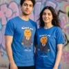 مدل کاپل با تیشرت با طرح آقای پرتقال (مدل جنتلمن خطرناک)