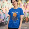 مدل دختر با تیشرت با طرح آقای پرتقال (مدل جنتلمن خطرناک)